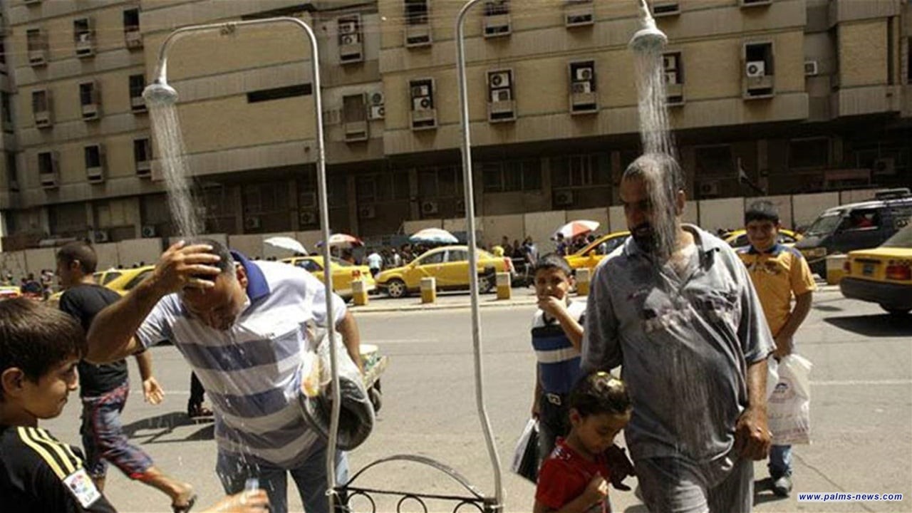 العراق يتجاوز الـ50 مئوية بدرجات الحرارة